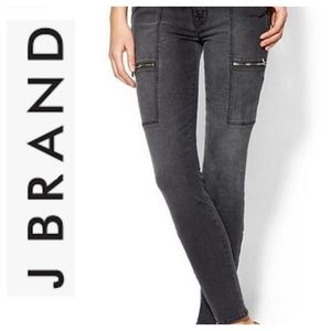 J Brand Kassidy Grey Cascade Skinny Jeans